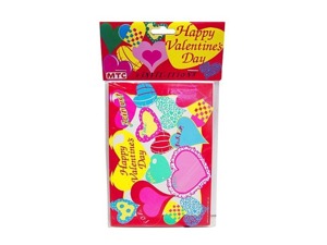 happy valentine 8 pack invitations/envelopes