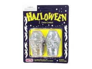 2 pack coffin candles