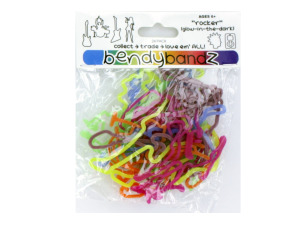 Rocker stretchy bandz bracelets, pack of 24