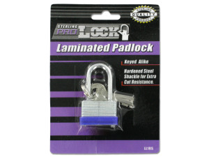 30MM laminated padlock with keys