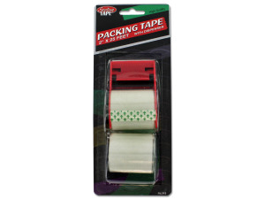 Tape dispenser with 2 tape rolls
