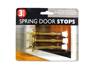 Spring door stop set