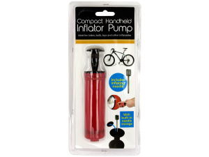 Hand pump inflator