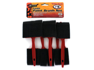 Foam paint brush set
