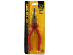 Bent nose pliers, 8"
