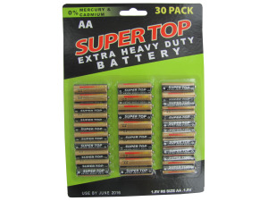30 Pack AA Batteries