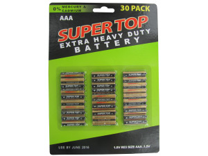 30 Pack AAA Batteries