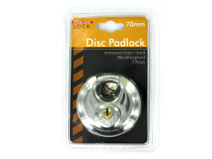 Deluxe disc padlock