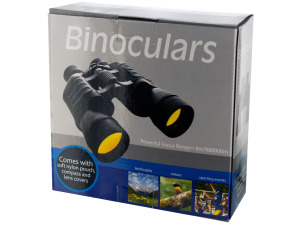 Binoculars with compass