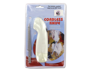 One touch cordless knife