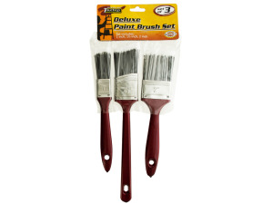 Heavy duty paint brush set