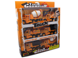 Friction powered construction trucks