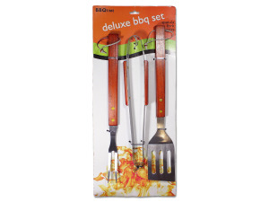 Deluxe barbecue utensil set