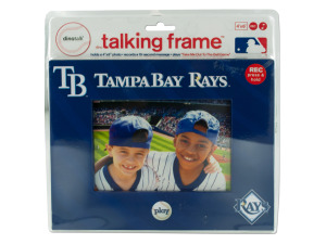 tampa bay devil rays 4 x 6 recordable picture frame