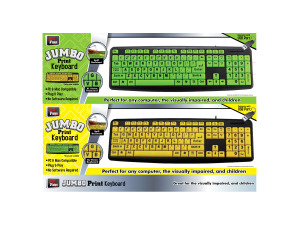 Glow-in-the-dark keyboard