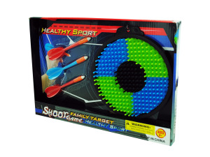 Plastic toy dartboard