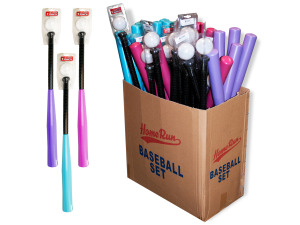 Plastic Bat and Ball Display