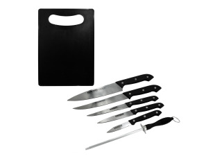 Kitchen Knife Set w/sharpener