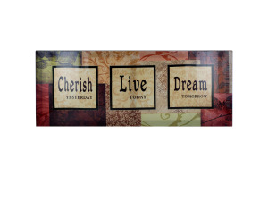 Cherish / Love / Dream Canvas Art