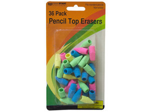 Pencil top erasers