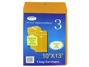 10" x 13" Clasp envelopes