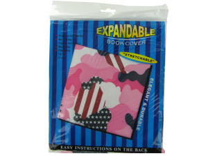 Stretchable book cover, fits most books