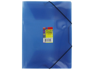 Plastic pocket folder wallet, assorted colors