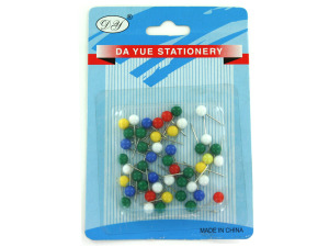 Small round push pins