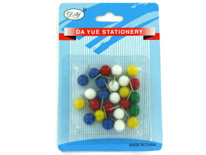 Large round push pins