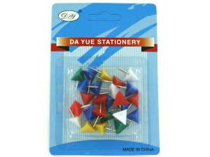 Triangle shape push pins