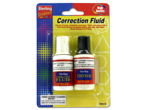 Correction fluid set