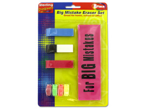 Big mistake eraser set