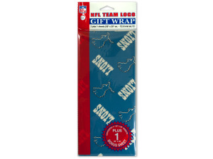 Detroit Lions team logo flat gift wrap