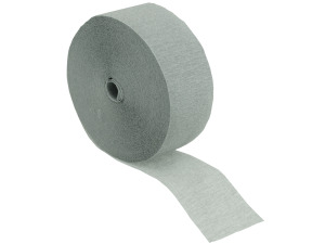 150 ft x 1.75 inch silver crepe streamer