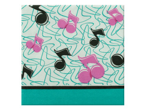 18 pack 50s theme beverage napkins 9.875 x 9.875 inch