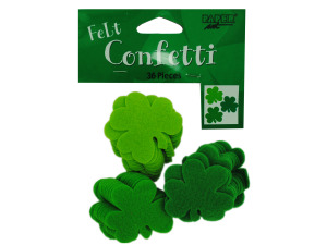 36ct shamrock felt confetti