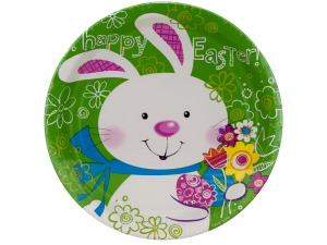 8 pack 6.875 inch hoppy bunny paper plates