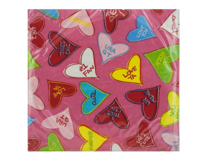 18 pack 9.875 inch candy crush beverage napkins