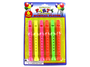 Musical flute party favors