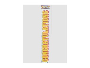 "Congratulations" banner