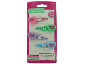 Daddy's Princess/Mommy's Helper hair clips