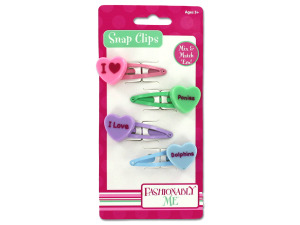 Sister/Daughter snap clips, pack of 4
