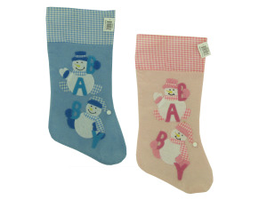 Baby's Christmas stocking, assorted