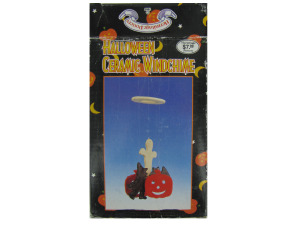 Ceramic Halloween wind chime
