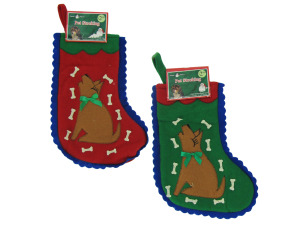 Dog felt stocking