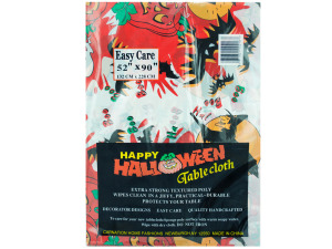 Plastic Halloween tablecloth