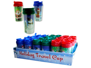 Holiday travel cup display