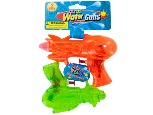 2 pack mini plastic water guns