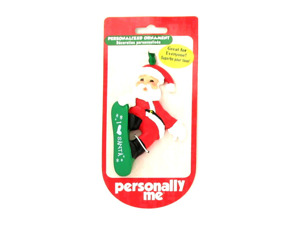 "I (heart) Santa" ornament