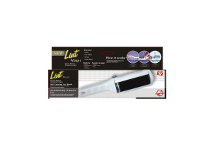 Self-cleaning lint brush